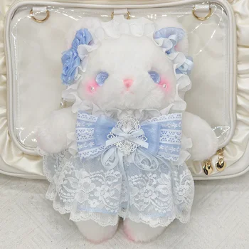 Оригиналните ръчни кукли Лолита преносима изношенная кукла сладък котка осъществяване чанта меки подаръци