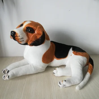 новата играчка на около 40 см прекрасен спящия бийгъл плюшен мека играчка куче кукла за подарък за рожден ден b2696