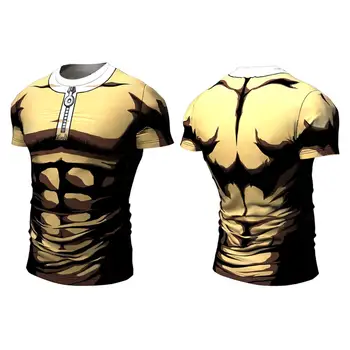 2022, Нова Мъжка Тениска с къс ръкав, Летни Мъжки Тениски за фитнес с кръгло деколте, Мъжка тениска За мъжки дрехи, Тениски XS-5XL, Блузи, тениски