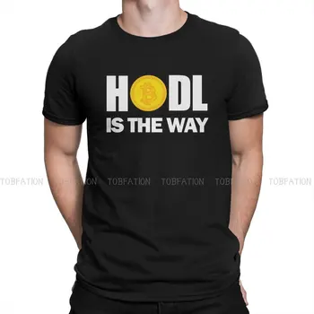 HODL Риза в стил хип-хоп Еволюцията на Пари Биткойн Бтк Стил Върховете Ежедневната Мъжка Тениска с Къс Ръкав Идея Специален Подарък