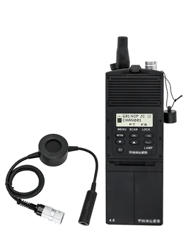TS TAC-SKY Тактическа слушалки Модел преносими радиостанции AN/PRC 148 + PPR ПР 6 Pin TCIHEADSET Манекен ПР Harris Модел на Манекен Калъф
