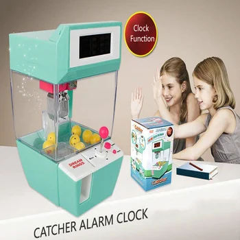Монета Управлява Нашественик Бонбони, Кукла Ловец на Бонбони Кран Машина alarm clock Настолна Игра Вечерни Забавни Играчки за Деца Коледен Подарък