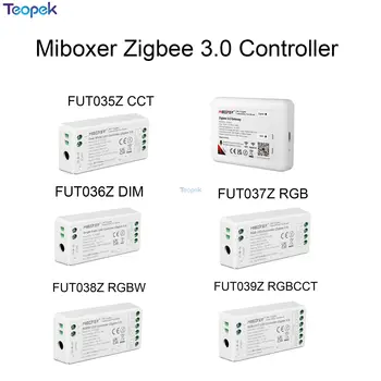 Miboxer Zigbee 3.0 Двоен Бял Одноцветный RGB RGBW RGB + CCT Led Лента Contoller ZB-Box1 ZB-Box2 Контролер Портал приложения