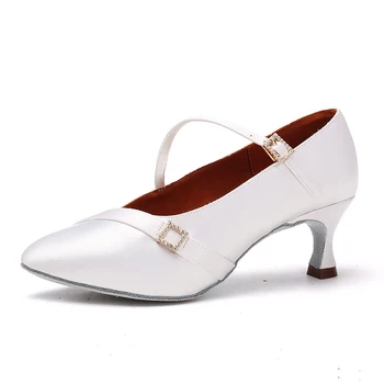 SUN LISA Дамски Дамски обувки за момичета с Кожени Подметки На дебелите Обувки, Маратонки За Балните Танци, модерни Обувки За латино Танци Салса