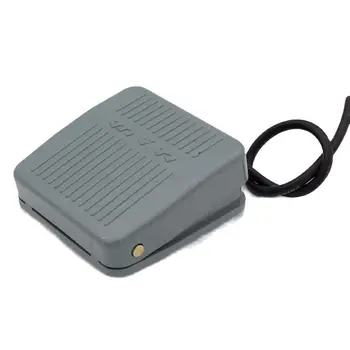 0-400 В Foot Switch Foot Незабавен Ключ за Управление на Електрически Педал Захранване SPDT Паник Бутон Сив Цвят