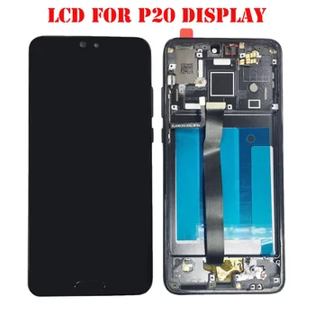 P20 LCD Дисплей За Huawei P20 LCD дисплей с сензорен екран Дигитайзер в Събирането на EML-L22 EML-L09 EML-L29 P 20 LCD дисплей