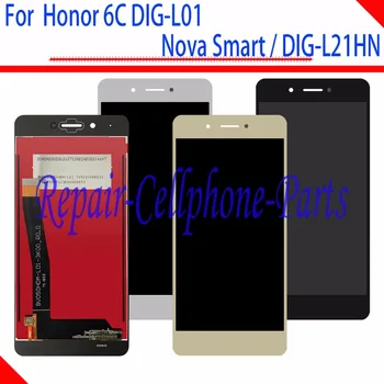 5,0-инчов Full LCD дисплей + дигитайзер с докосване на екрана В Събирането На Huawei Honor 6C DIG-L01 / Nova Smart / DIG-L21HN