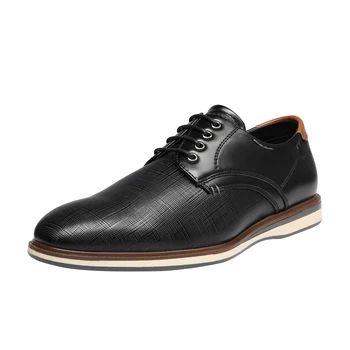 Bruno Marc/ Мъжки ежедневни модела обувки; Луксозни Дизайнерски сватбени мъжки обувки без закопчалка за офис, Кариера, Работа и ежедневие бизнес обувки
