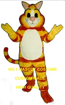 Луда Котка талисман костюм възрастен размер на високо качество на карикатура луди животни тема аниме cosplay костюми за карнавал маскарадное рокля 2726