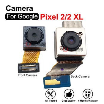 Пълен Комплект Камери За Google Pixel 2 XL 2XL Предна + Задна Задната част на Основната Камера Гъвкав Кабел, Резервни Части