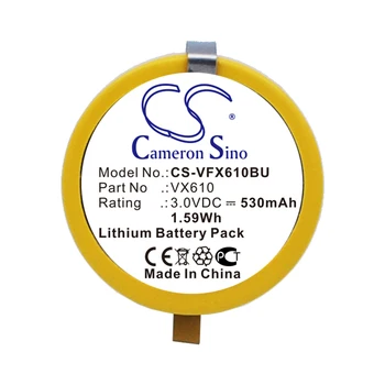 Батерия Cameron Sino 530mAh за VeriFone VX610, безжични устройства за кредитни карти VX610, безжичен терминал VX610