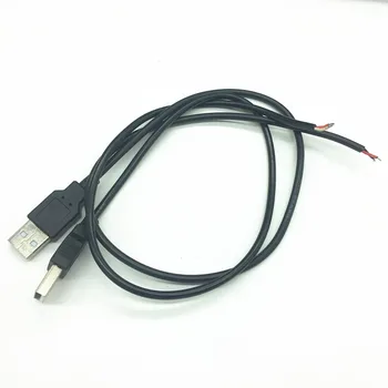 - 50 см и 100 СМ USB Led Конектор Кабелна линия 2pin USB Конектор за Захранване Свързващи Кабели и Конектори за DC5V Одноцветные Led Лента