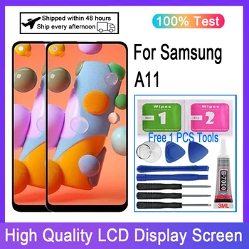 На оригиналния Samsung Galaxy A11 A115 A115F/DS A115F A115M LCD Дисплей с сензорен екран Дигитайзер, Подмяна на