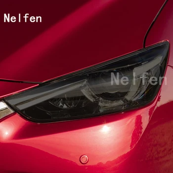 За Mazda CX-3 2015 г.-Сега Защитно фолио за фарове, Черни, Прозрачни автоаксесоари, Защита от надраскване, Авторемонт