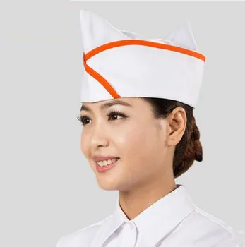 Корейската шапка на главен готвач бяла китайска шапка на главен готвач шапка на главен готвач единни шапка на главен готвач