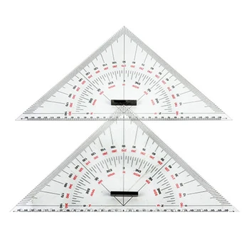 Рисуване на Диаграми Триъгълна Линия За Изготвяне на Кораба 300 мм Мащабната Триъгълна Линия За Измерване на Разстояние Обучение Инженеринг Des