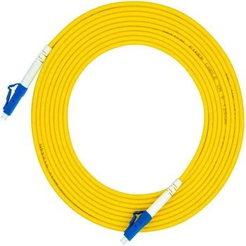 Скокът на оптичен кабел LC-LC Оптичен пач кабел Симплексный един режим 9/125 LC / PC-LC / PC