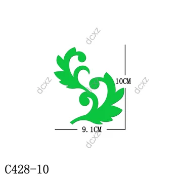 Нови листни дървени печати за Scrapbooking C-428-10 за рязане на няколко размера