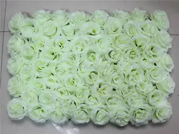 SPR EMS Безплатна Доставка 60*40 см Изкуствена коприна розата е цветето на стената сватбен фон на тревата/стълб цвете за декорация на дома на пазара