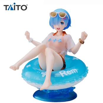 Предварителна продажба на Taito Re: zero Rem Плувен Басейн Вечерни Плувен Кръг 10 см Re0 Оригиналната Аниме Фигурка Фигурки на Кукли, Играчки Модел