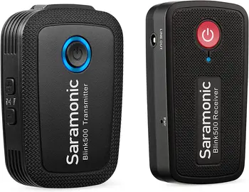 Saramonic Blink 500 B1 Двоен Микрофон 2,4 Ghz Безжична Микрофон Система за Камери на Смартфони DSLR Видео