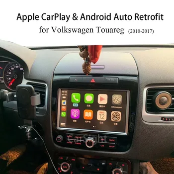 WiFi Безжична Apple Carplay за Volkswagen Touareg 2010-2017 6,5 см/8 инча Android Огледалото на Колата Поддръжка за Възпроизвеждане на Предната/Задната Камера