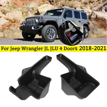 Организатор на Задния Багажник за Jeep Wrangler JL JLU Sahara Rubicon 2018-2021 Задна Странична Кутия За Съхранение на Тавата За Полагане на Прибиране на реколтата Интериорни Детайли