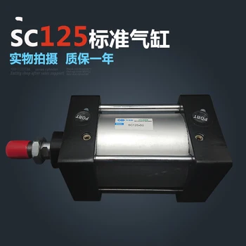 SC125*800 Безплатна доставка Стандартни въздушни цилиндри клапан 125 мм диаметър 800 мм ход одноштоковый пневматичен цилиндър с двойно действие