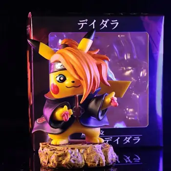 Аниме Наруто Q Версия на Pikachu COS Дейдара PVC Фигурки, Играчки Модел на Статуята на 10 см