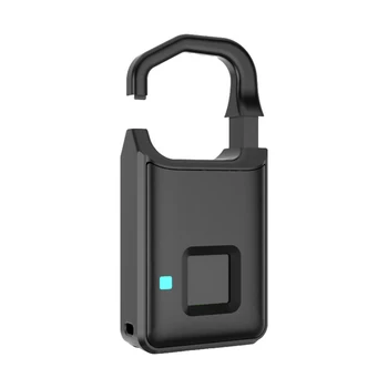 Anytek P4 Заключване на Пръстови Отпечатъци, USB Акумулаторна Умен Бесключевой Противоугонный Заключване Куфар Автоматично Заключване на вратите Алармена