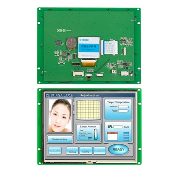 КАМЕННА 8,0-инчов дисплей модул HMI TFT LCD с вградена система + софтуер за индустриална употреба