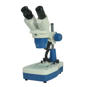 WF10X/18 мм и Две Фиксирани Настройки Стерео Микроскоп Лаборатория за Лабораторни Образователен led
