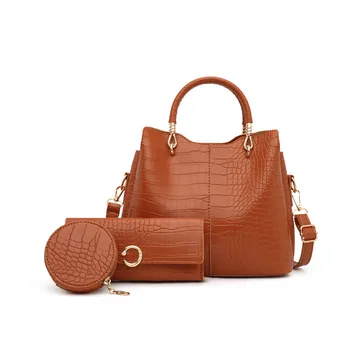 2021 Нова модна фотография-Чанта за майките от три части, по-Голямата голям чанта-месинджър с едно рамо, Портмонета и чанти, чанта през рамо, Чанта
