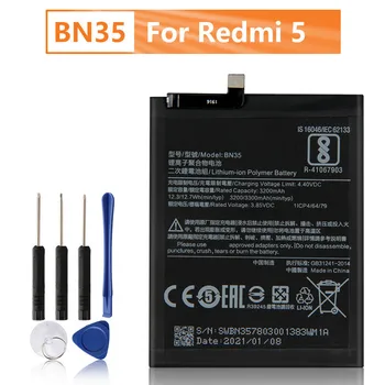 BN35 Батерия За Xiaomi Red mi 5 5,7 Redrice 5 BN35 Взаимозаменяеми Батерия за телефона 3300 mah С безплатни Инструменти