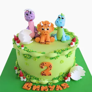 Динозавър Вечерни Торта Topper Декор За Деца Честит Рожден Ден На Момче Динозавър Украса На Тортата Вечер, За Да Проверите За Печене Прекрасни Подаръци