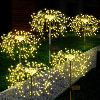 Подово осветление поляна Глухарче украса на Градината светлина фойерверки LED solar водоустойчиво осветление на пътеки За озеленяване на вътрешен двор