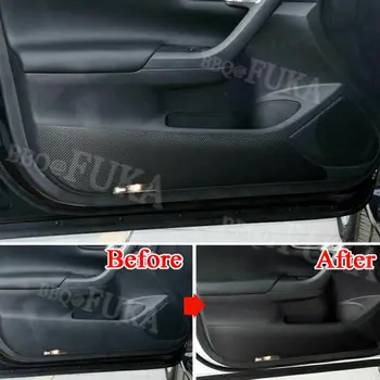 Аксесоари За Барбекю @FUKA Въглеродни Влакна Вратата на Колата Анти-Удар Защитно покритие устойчива на плъзгане Тампон Филм За Nissan Teana Altima 2013-2018 автомобили защитен стикер