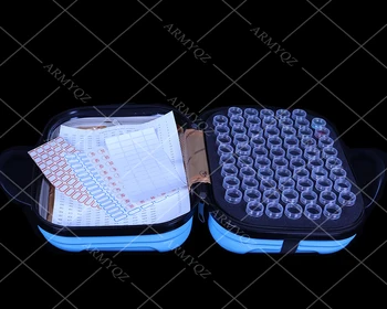 НОВА Кутия За Съхранение на 132 Бутилки Диамантена Живопис Различни Спецификации по Избор Модерен Контейнер за Мъниста Чанта за Кръстат Бод