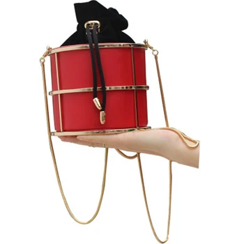 Луксозна вечерна дамска чанта дамска елегантна банкетная чанта метална индивидуалност мини чанта-торба Европа и Америка чанта-месинджър на рамото