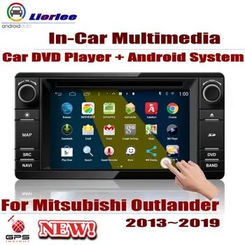 За Mitsubishi Outlander 2013-2019 Авто Android DVD Плейър GPS Навигационна Система HD Екран, Радио, Стерео Интегрирано Мултимедия