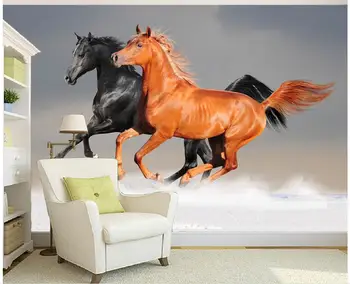 3d индивидуални тапети снимка 3d wallpaperBeautiful run horse фотография 3d тапети за стая