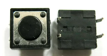 200 броя 12*12*5 мм Ключ Такт с долно Оттичане 4PIN внесени шрапнельный микропереключатель 12x12x5 мм