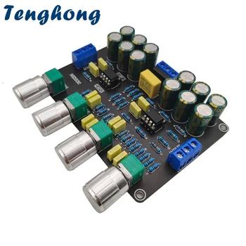 Tenghong NE5532 Аудио Усилвател на Мощност Предварителна настройка Заплата на Настройките на Високите Средни Честоти Регулиране на Ниските Честоти Двоен Модул Операционен Усилвател и Предусилвател Тон DIY