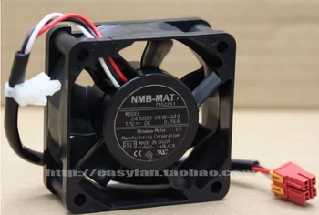 Вентилатор за охлаждане на сървъра NMB-MAT 2410SB-04W-B49 BQ1 DC 12V 0.14 A 60x60x25 мм, 3-жилен