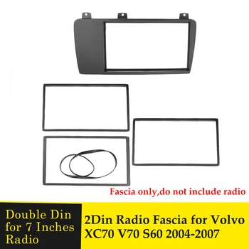 Double Din DVD Рамка За Volvo V70, XC70 S60 2000-2004 Авто Радио Панел Тире Определяне на Финала Комплект Престилка Панел на Арматурното Табло