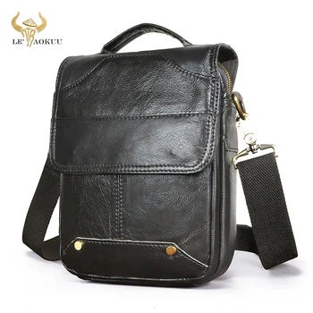 Гореща Разпродажба, Мъжки Модни Пътна чанта-месинджър От естествена Кожа, Дизайнерска чанта През рамо, чантата през рамо 8 