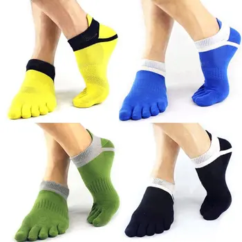 Спортни Чорапи Мъжки Дамски Памучни Чорапи С Пет Пръста Нескользящие Дишащи Чорапи За Фитнес, За Джогинг