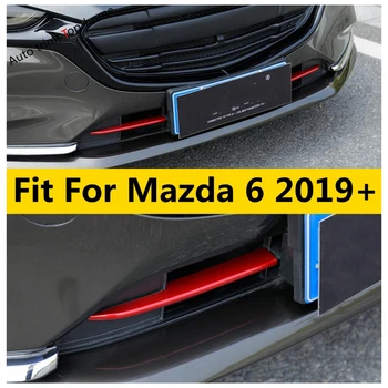 Авто Предна Броня Противотуманный Фенер Окото Решетка Формоване Ивица Накладки За Mazda 6 2019-2021 Аксесоари От Неръждаема стомана Външен Комплект