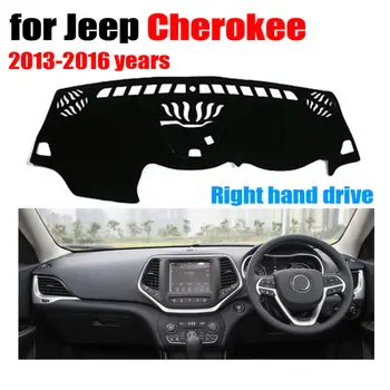 Арматурното табло на автомобила седалките подложка за Jeep Cherokee 2013-2016 години Десен волан dashmat pad тире на кутията авто аксесоари на арматурното табло