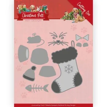 Коледен подарък Метални Режещи Печати за Scrapbooking Стоманен Занаят, Щанцоване Релеф на Хартиена Картичка Албум Шаблони